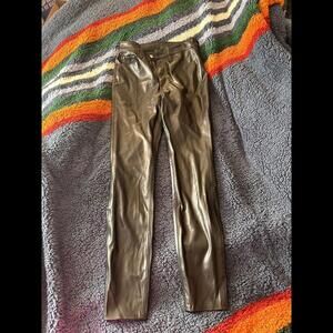7 For All Mankind Women’s Leather Pants Size 27